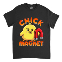 Chick Magnet Funny Halloween Costume Magnetic Little Chicken Long Classic T-shirt | Artistshot