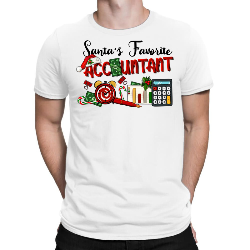 Santa's Favorite Accountant T-shirt | Artistshot