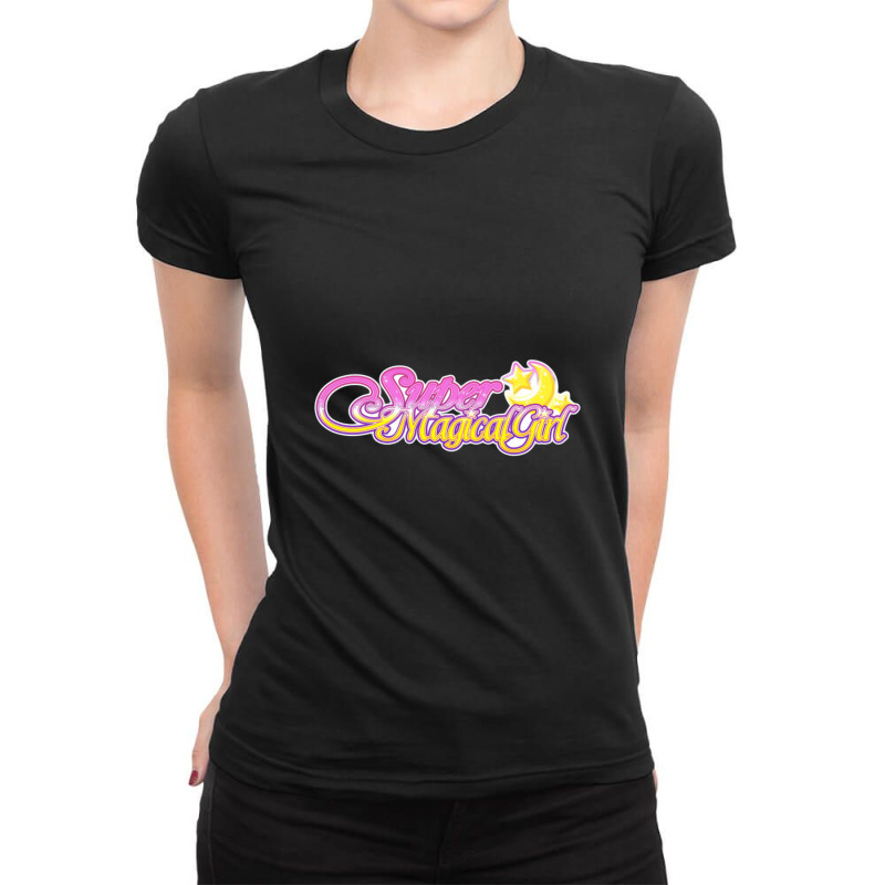 Super Magical Girl, Anime Ladies Fitted T-Shirt by lissaaniart | Artistshot