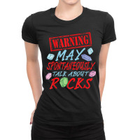 Rockhounding Geology Geologist Ladies Fitted T-shirt | Artistshot