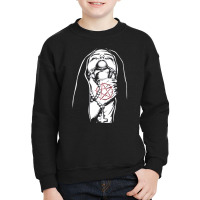 Satan Bad Nun, Satan, Bad, Nun, Satan Bad Nun Vintage, Satan Bad Nun P Youth Sweatshirt | Artistshot