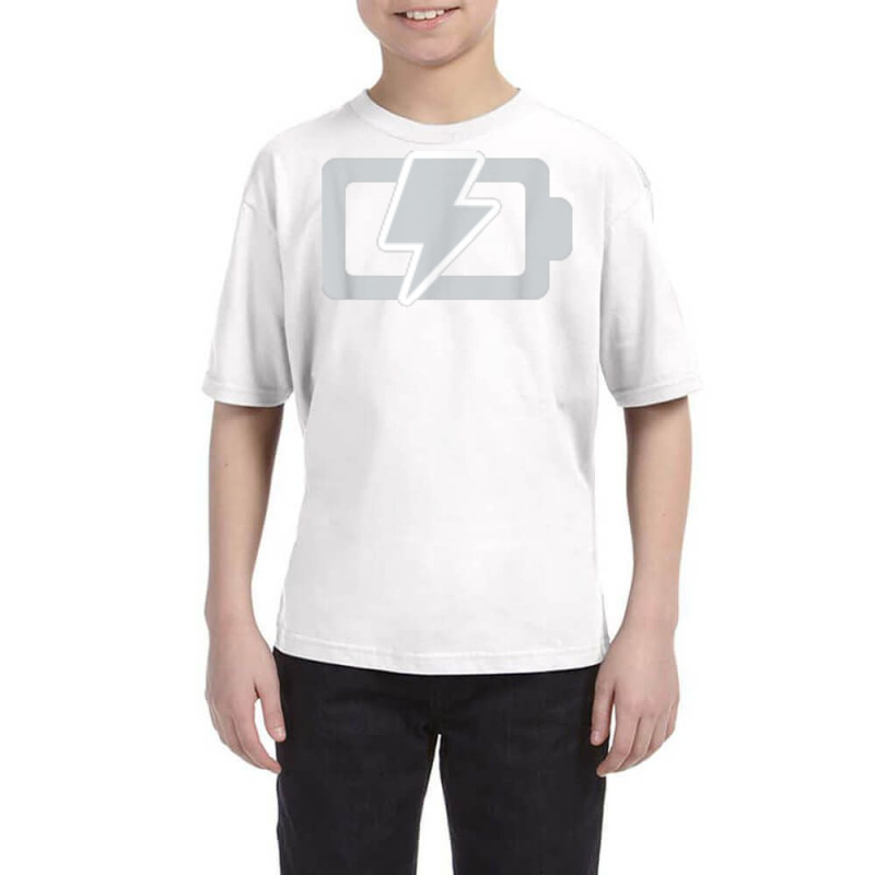 Battery Indicator Charging Gift Idea T Shirt Youth Tee by cm-arts | Artistshot