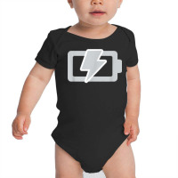 Battery Indicator Charging Gift Idea T Shirt Baby Bodysuit | Artistshot