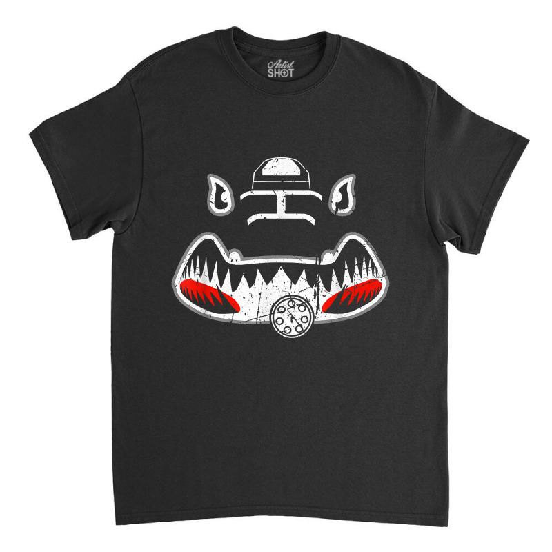 A-10 Thunderbolt Ii Warthog Nose Art Shark Mouth Vulcan Classic T-shirt | Artistshot