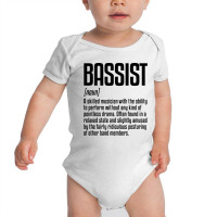 Bassist Definition Bass Playerbass Instrument Baby Bodysuit | Artistshot