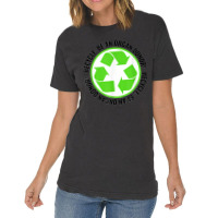 Recycle Become An Organ Donor Organ Donation Black And Green T Shirt Vintage T-shirt | Artistshot