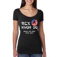 Womens Break The Wrist Walk Away   Rex Kwon Do V Neck T Shirt Women's Triblend Scoop T-shirt | Artistshot