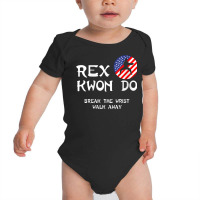 Womens Break The Wrist Walk Away   Rex Kwon Do V Neck T Shirt Baby Bodysuit | Artistshot