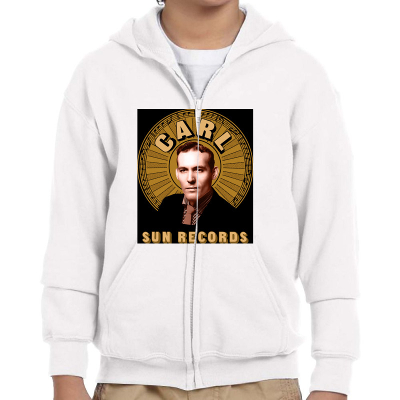 Carl Perkins Youth Zipper Hoodie | Artistshot