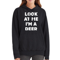 Deer Costume For Halloween Party Funny Gift Vintage Hoodie | Artistshot