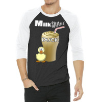 Milkshake Duck Tshirt, Funny Animal Farm Shirt, Cute Gift 3/4 Sleeve Shirt | Artistshot