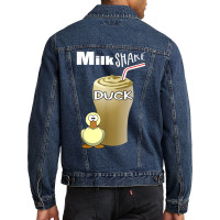 Milkshake Duck Tshirt, Funny Animal Farm Shirt, Cute Gift Men Denim Jacket | Artistshot