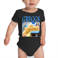 Greggs Vegan, Sausage Roll, Greggs, Vegan, The Greggs Vegan, Greggs Ve Baby Bodysuit | Artistshot