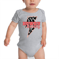 Desert Lightning Bolt Howdy Honey Cow Print Western Cowgirls T Shirt Baby Bodysuit | Artistshot