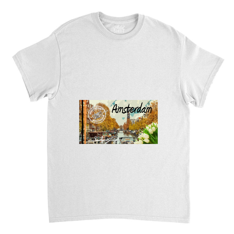 Amsterdam Netherlands City, Amsterdam Netherlands Classic T-shirt by HlebVasilev | Artistshot