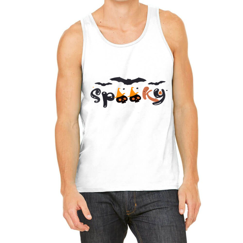 Halloween Spooky Pumpkin Product T Shirt Tank Top by cm-arts | Artistshot