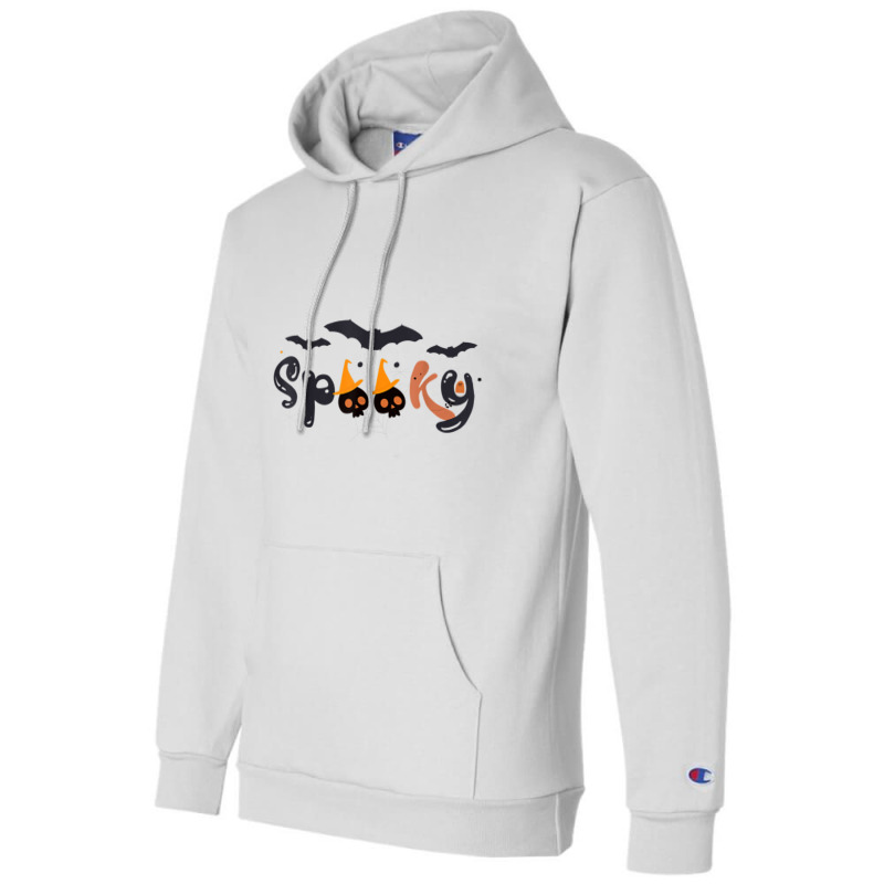 Halloween Spooky Pumpkin Product T Shirt Champion Hoodie by cm-arts | Artistshot