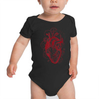 Detailed Heart Beating Like Clockwork Baby Bodysuit | Artistshot