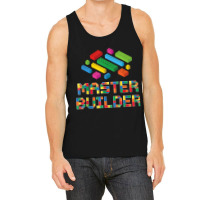 Master Builder Blocks Building Brick Builder Kids Funny Tank Top | Artistshot