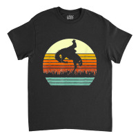 Rodeo Bucking Bronco Horse Retro Style T Shirt Classic T-shirt | Artistshot