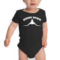 Horns Down Horns Down Texas Tuck Fexas T Shirt Baby Bodysuit | Artistshot