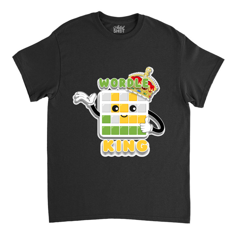 Wordle King Daily Word Game Wordle Kawaii Classic T-shirt | Artistshot