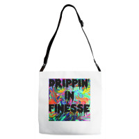 Drippin' In Finesse Colorful Bright Drip Party T Shirt Adjustable Strap Totes | Artistshot