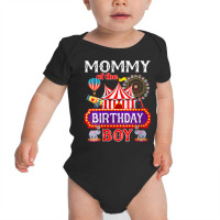 Womens Mommy Of The Birthday Boy Ringmaster Circus Theme Carnival V Ne Baby Bodysuit | Artistshot