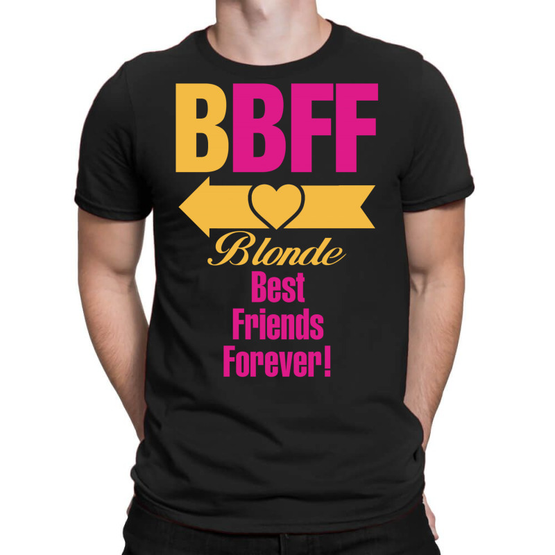 Blonde Best Friend Forever Left Arrow. T-shirt | Artistshot