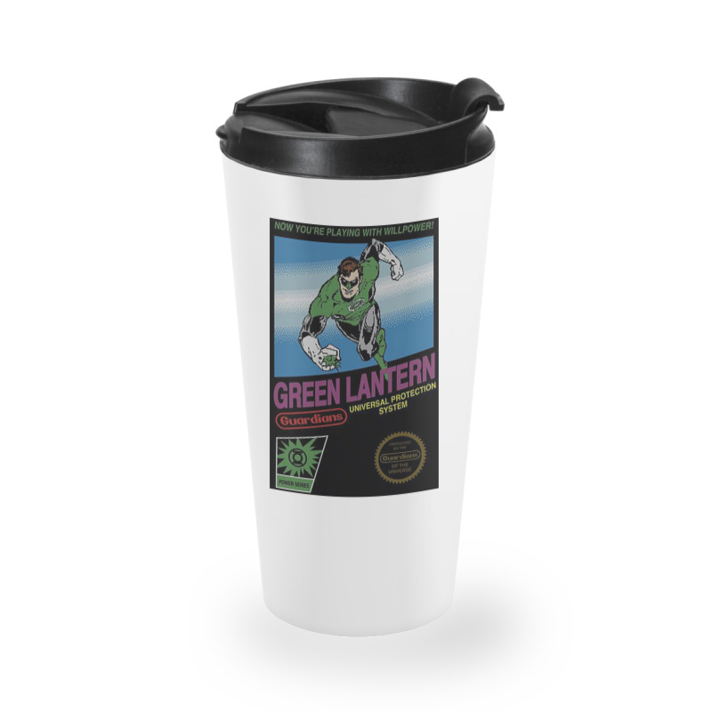 Green Lantern, Box Art, Travel Mug | Artistshot