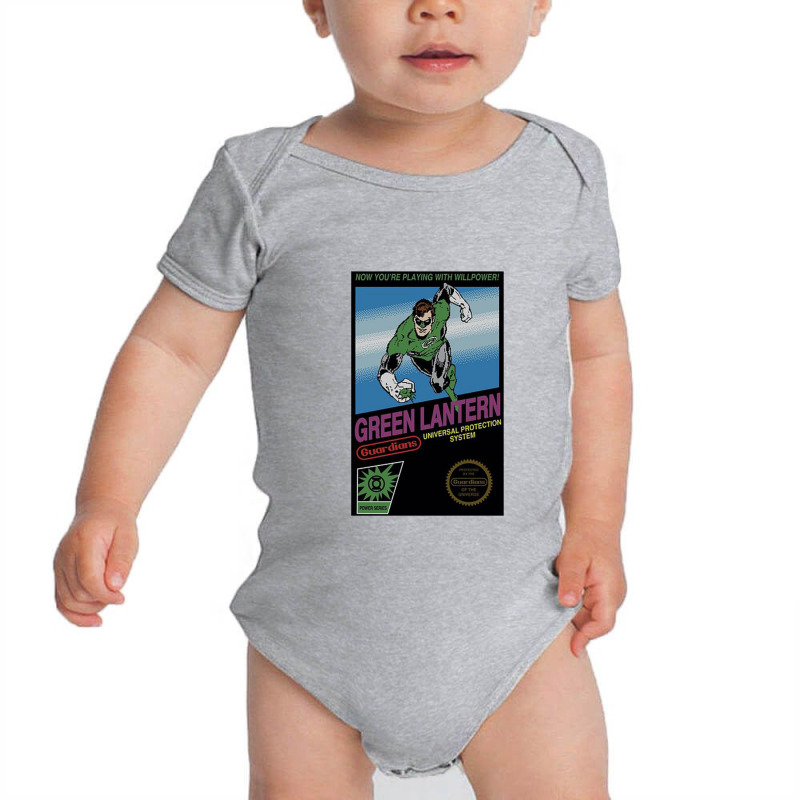 Green Lantern, Box Art, Baby Bodysuit | Artistshot