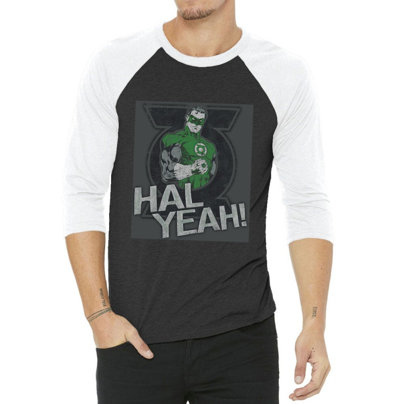 Green Lantern, Hal Yeah, 3/4 Sleeve Shirt | Artistshot