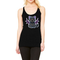 Cute Bat Wing Cat Vampire Funny Halloween Costume Dotd Racerback Tank | Artistshot