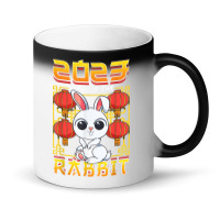 Year Of The Rabbit 2023 Chinese Zodiac Cute Kawaii Bunny Magic Mug | Artistshot