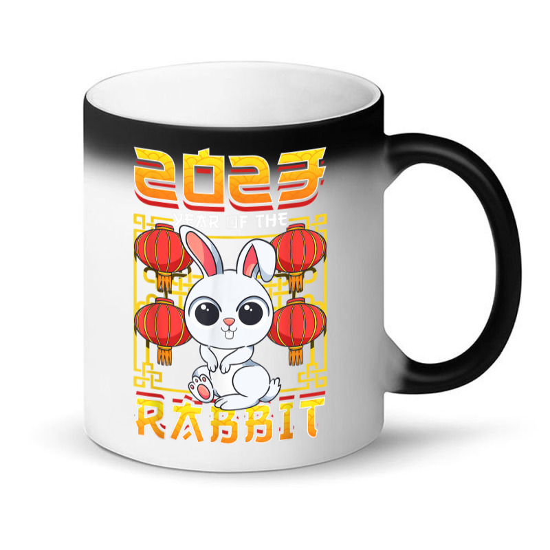 Year Of The Rabbit 2023 Chinese Zodiac Cute Kawaii Bunny Magic Mug by Halloween | Artistshot