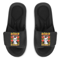 Year Of The Rabbit 2023 Chinese Zodiac Cute Kawaii Bunny Slide Sandal | Artistshot