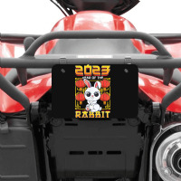 Year Of The Rabbit 2023 Chinese Zodiac Cute Kawaii Bunny Atv License Plate | Artistshot