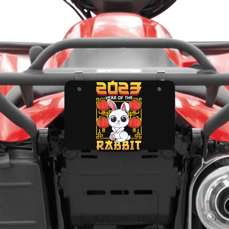 Year Of The Rabbit 2023 Chinese Zodiac Cute Kawaii Bunny ATV License Plate by Halloween | Artistshot