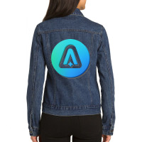 Minimal Astroneer Classic Ladies Denim Jacket | Artistshot