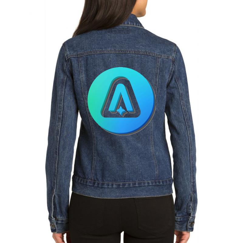 Minimal Astroneer Classic Ladies Denim Jacket by cm-arts | Artistshot