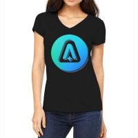 Minimal Astroneer Classic Women's V-neck T-shirt | Artistshot