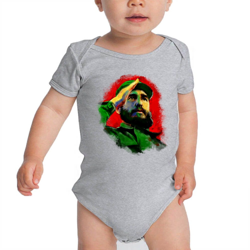 Fidel Castro Pullover Hoodie Baby Bodysuit by cm-arts | Artistshot