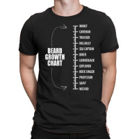 Funny Beard Growth T Length Manly To Wizard T-shirt | Artistshot