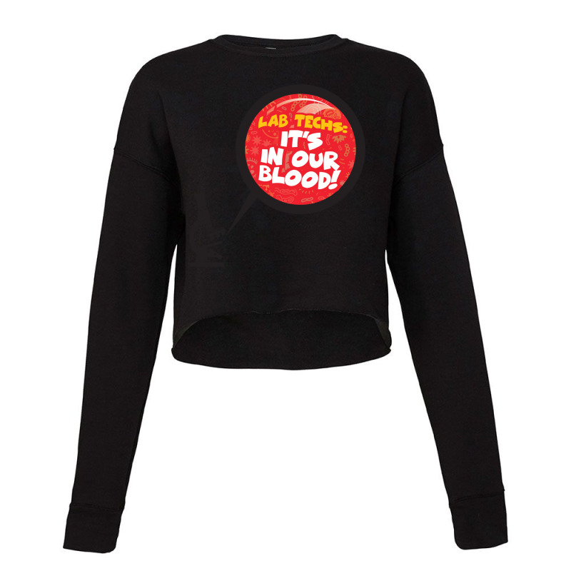 Lab Tech Medical Funny Sweatshirt Cropped Sweater by cm-arts | Artistshot