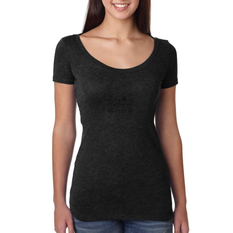 We All Thrive Under Different Conditions Women's Triblend Scoop T-shirt by Loves | Artistshot