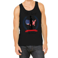 The Best Veteran Patriotic Army American Soldier Us Flag Tank Top | Artistshot