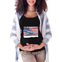 Patriotic American Naval Fa 18 Superhornet Tee In Action Maternity Scoop Neck T-shirt | Artistshot