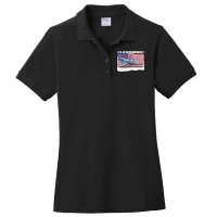 Patriotic American Naval Fa 18 Superhornet Tee In Action Ladies Polo Shirt | Artistshot