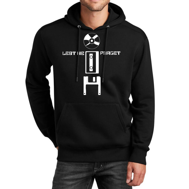 Lest We Forget Funny Retro Music Tech Novelty T Shirt Unisex Hoodie by cm-arts | Artistshot