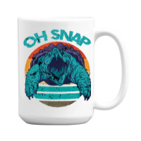 Alligator Snapping Turtle Men Women Shirt Snap 15 Oz Coffee Mug | Artistshot